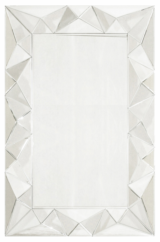 MC006 Wall décor art mirror on mirror rectangular ornate